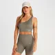 MP Tempo Rib Seamless Asymetric Bra - Beige