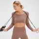 MP x Tatiana Seamless Long Sleeve Crop Top – Hazelnut