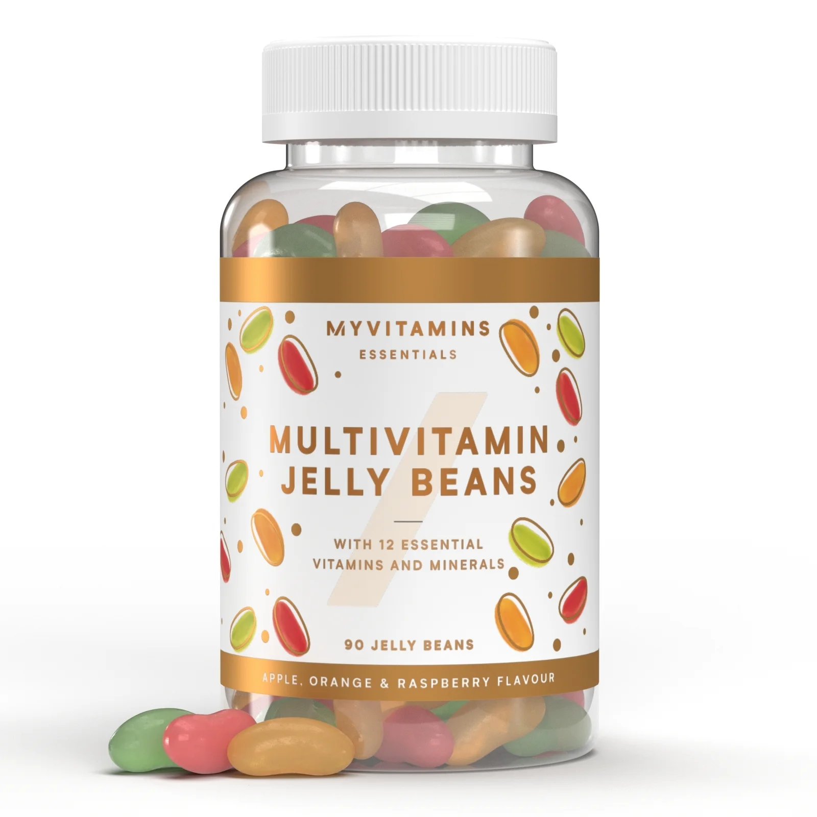 Multivitamin Jelly Beans - 30servings - Apple, Orange & Raspberry Bild 1