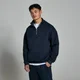 MP Lifestyle Heavyweight 1/4 Zip för män – Deep Navy