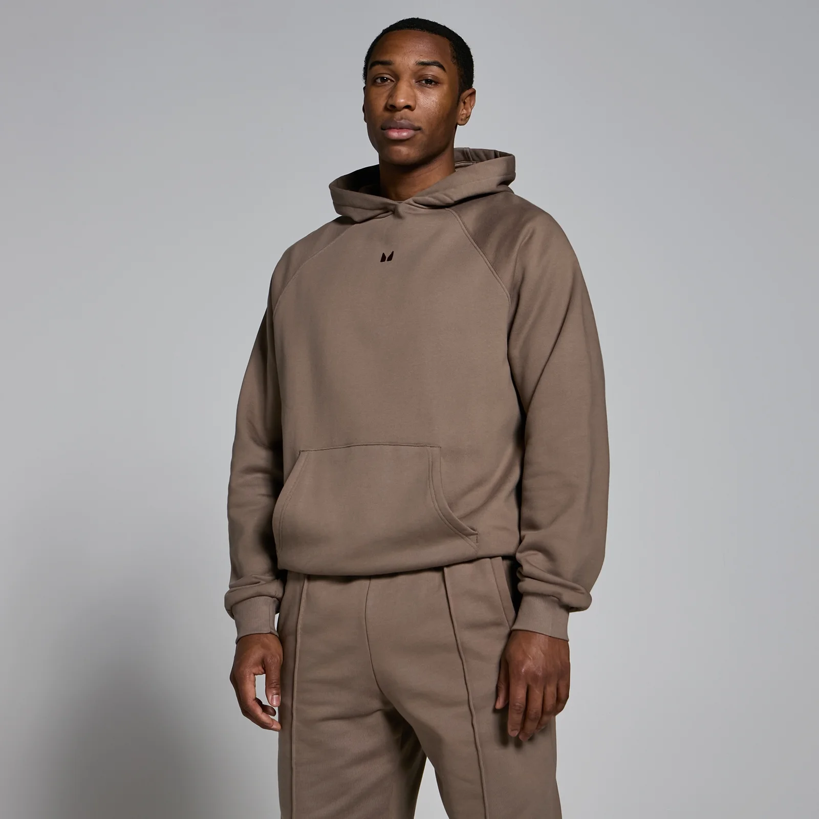 MP Lifestyle Heavyweight Hoodie för män – Soft Brown - XS Bild 1