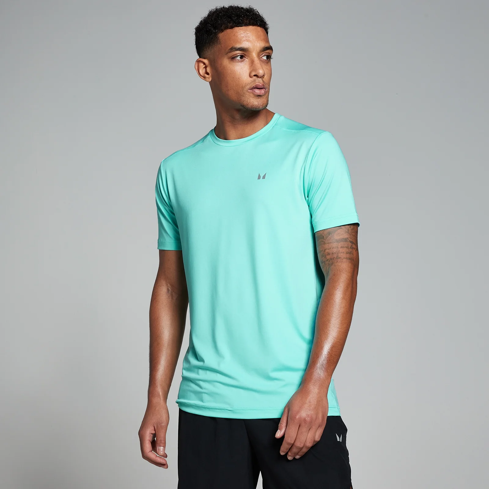 MP Men's Velocity Short Sleeve T-Shirt – Turquoise - XS Bild 1