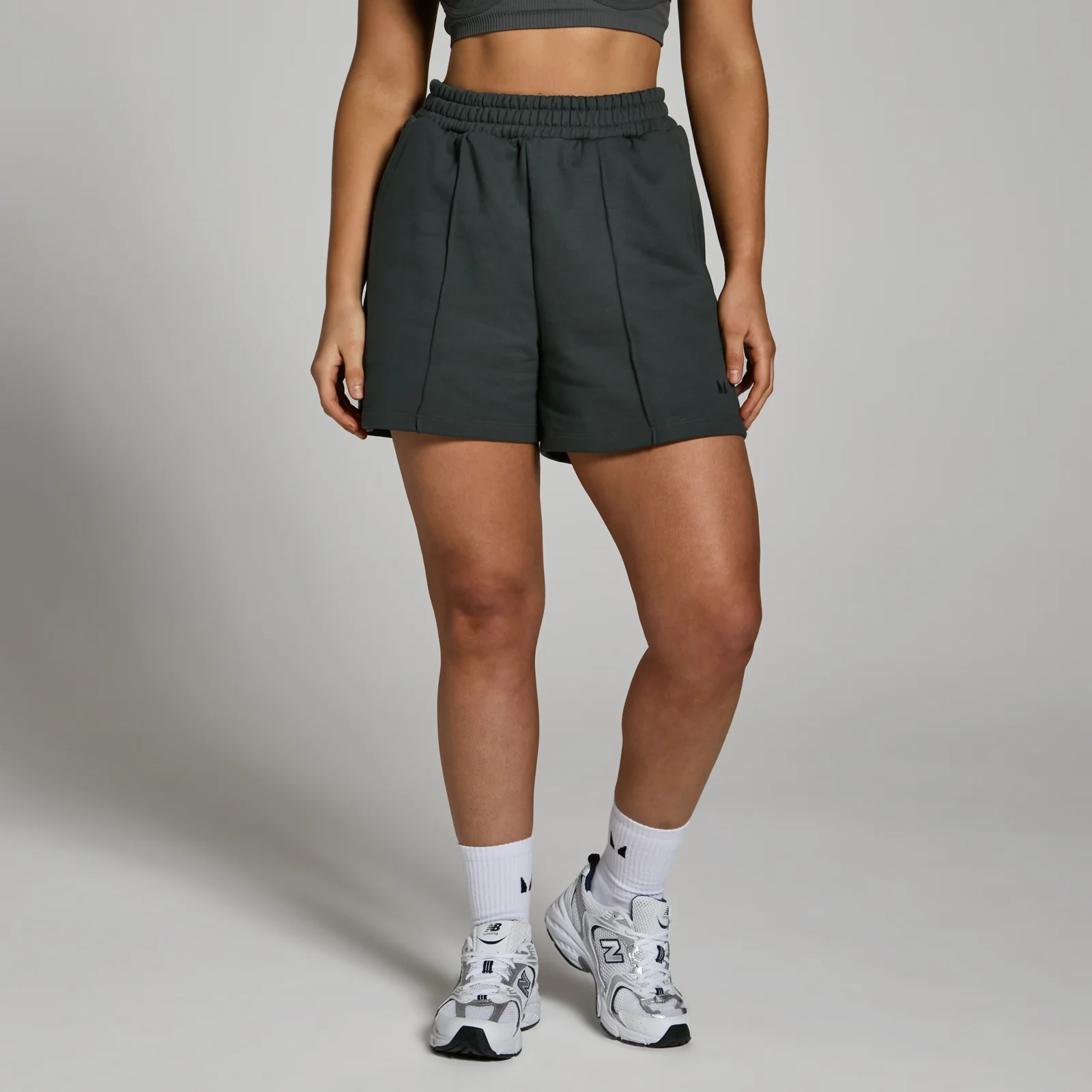 MP Lifestyle Heavyweight Sweat Shorts för kvinnor – Dark Shadow - XS Bild 1