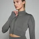 MP Women's Tempo Ultra Geometric Crop Seamless Jacket – Carbon