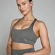 MP Women's Tempo Ultra Geometric Seamless Sports Bra – Carbon