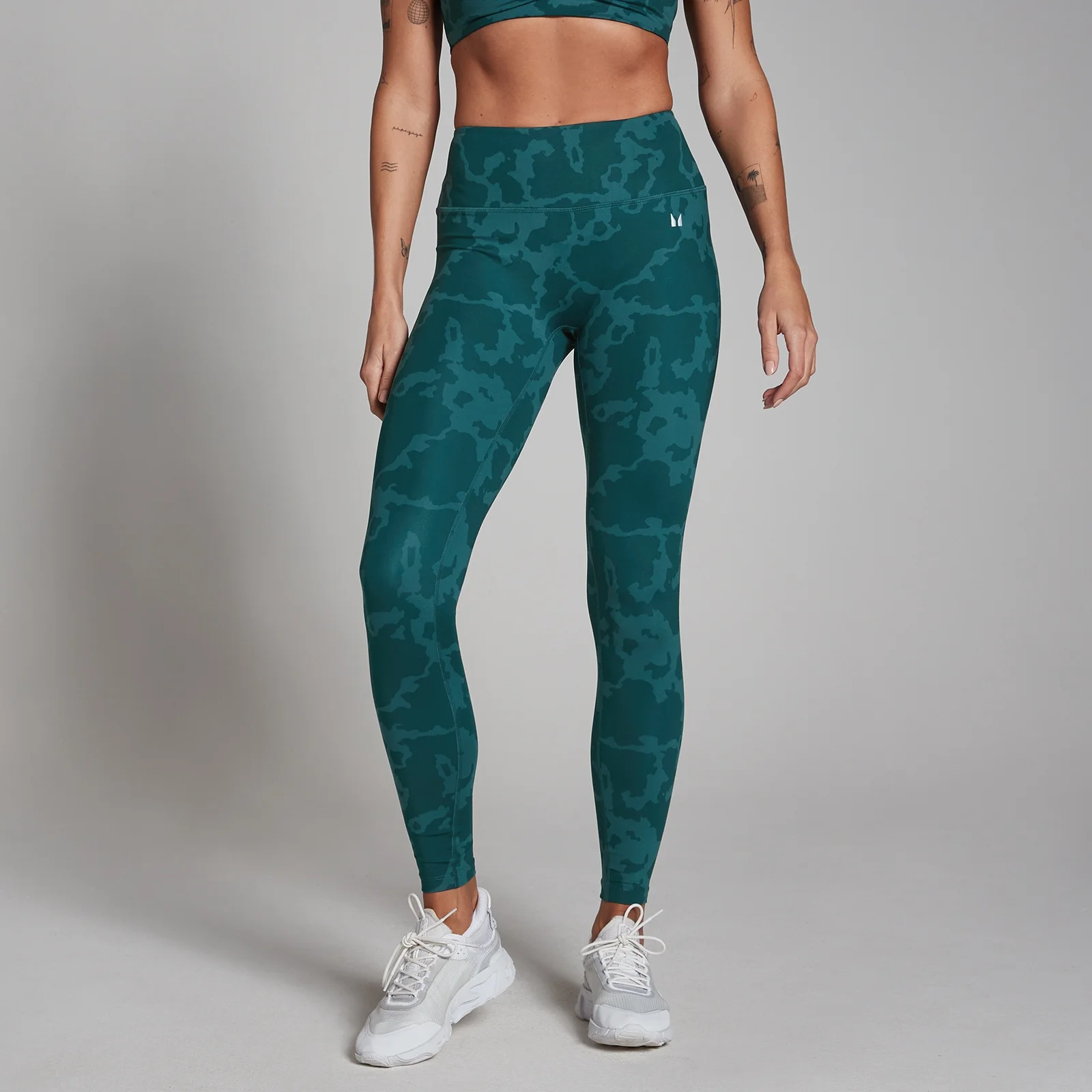 MP Women's Tempo Abstract Leggings – Marine Blue - XS Bild 1