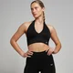 MP Women's Tempo Seamless Halter Neck Bra – Black