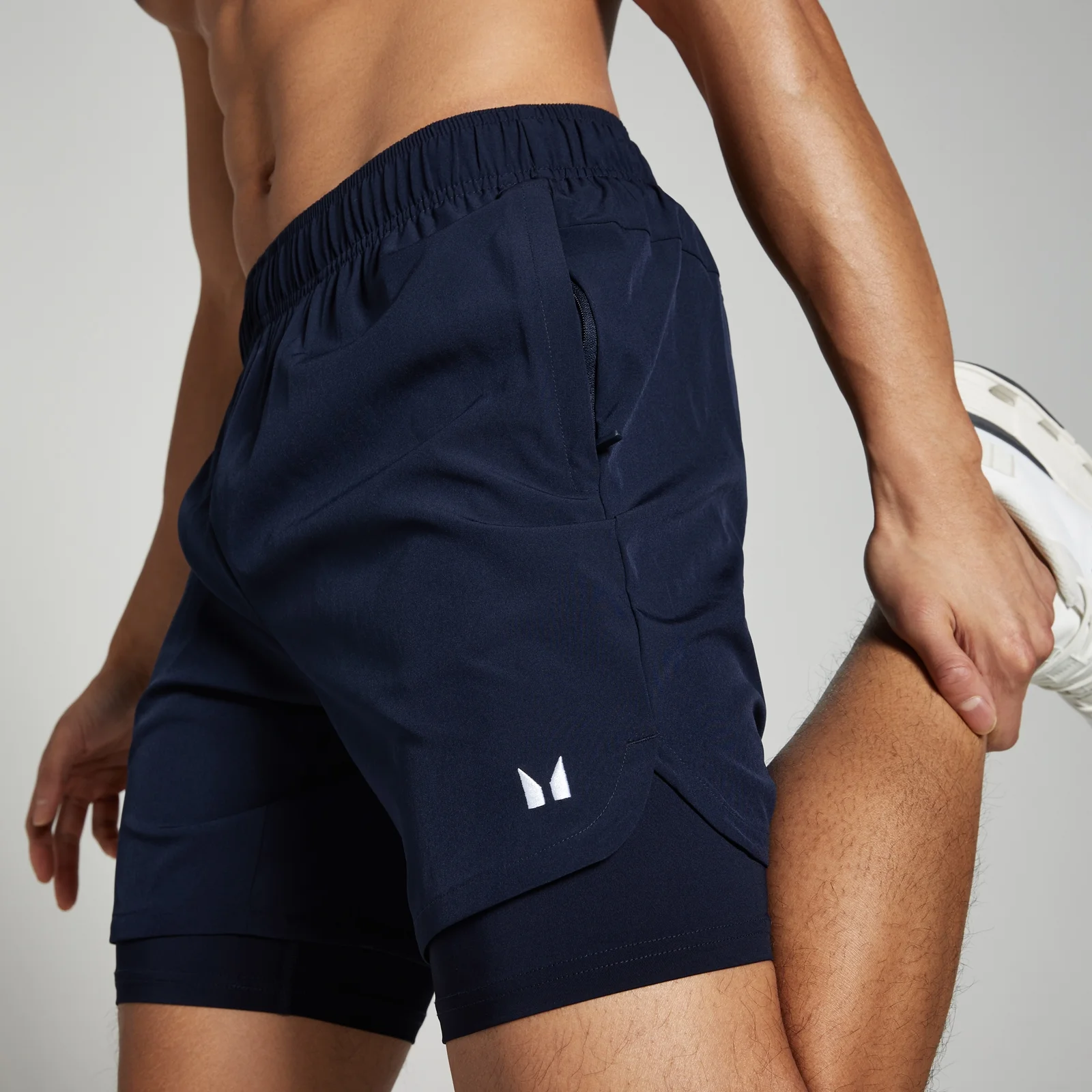 MP Men's 2-in-1 Training Shorts – Navy - XXL Bild 1