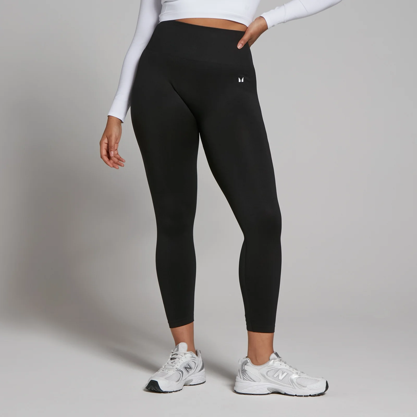 MP Women's Shape Seamless 7/8 Leggings – Black - XXS Bild 1