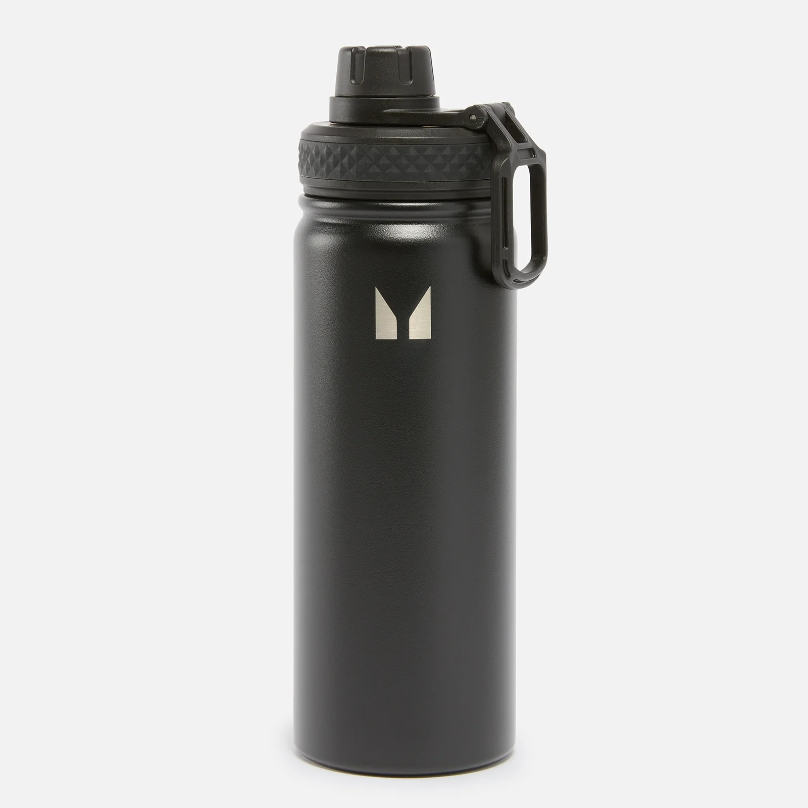 Medium Metal Water Bottle – Black Bild 1