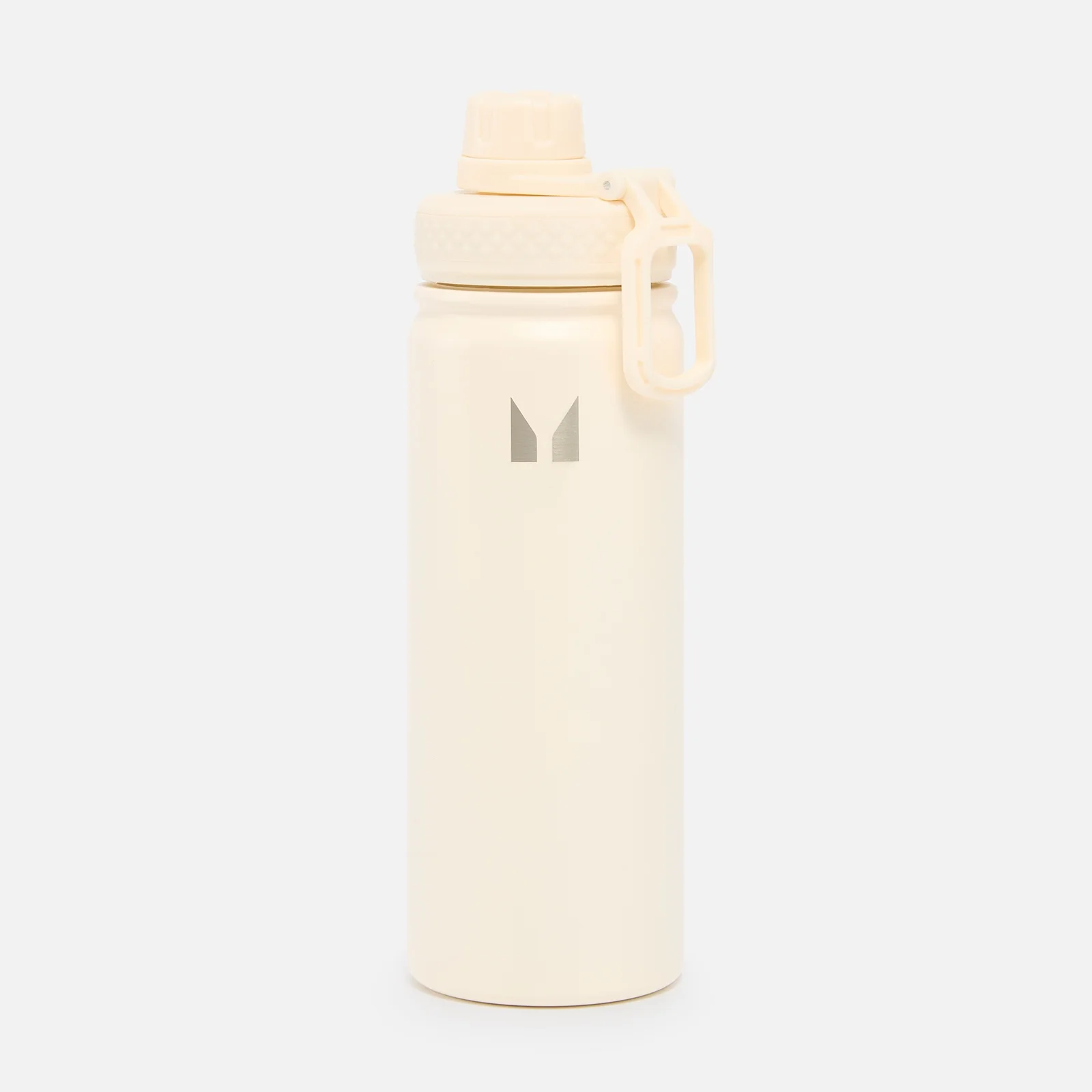 Medium Metal Water Bottle – Natural Cream Bild 1