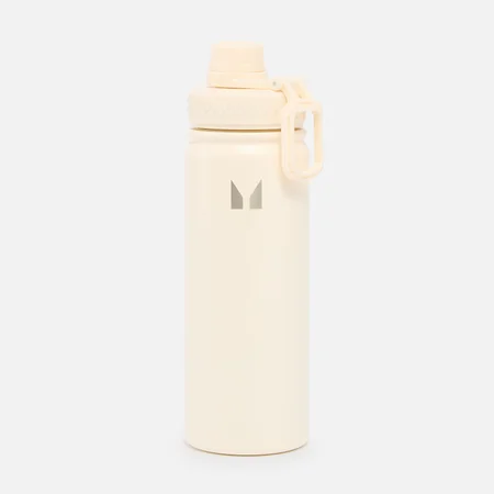 Medium Metal Water Bottle – Natural Cream