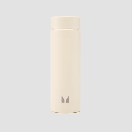Myprotein Large Recycled Metal Water Bottle – Natural Cream