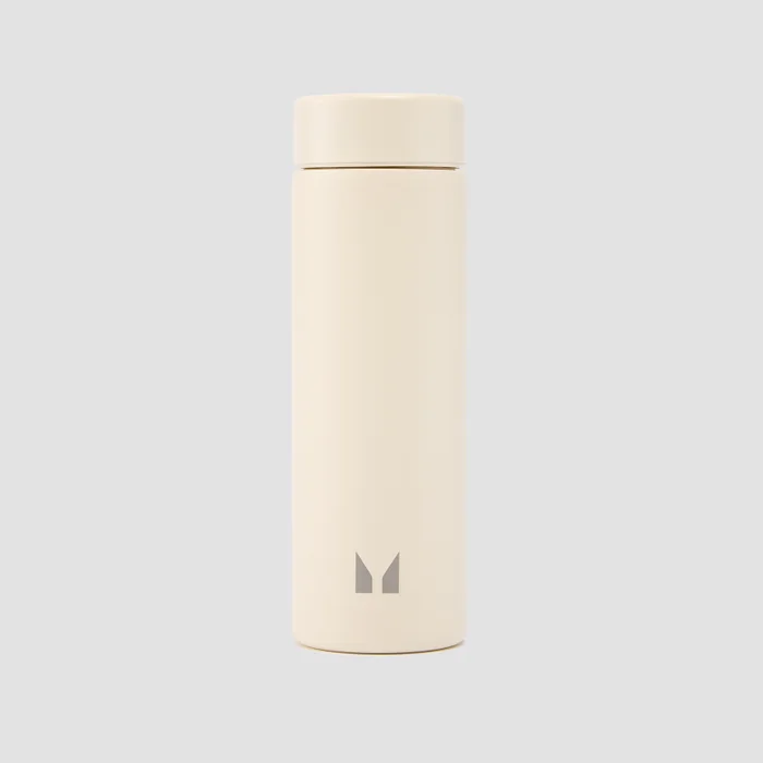 Large Metal Water Bottle – Natural Cream