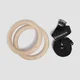 Myprotein Wooden Gymnastic Rings – Black