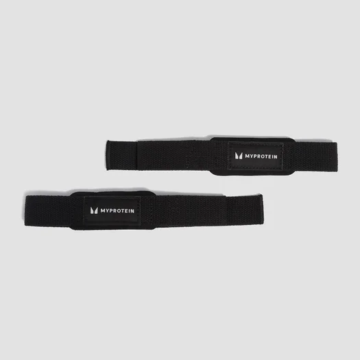 Myprotein Padded Lifting Straps – Black