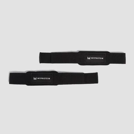 Myprotein Padded Lifting Straps – Black