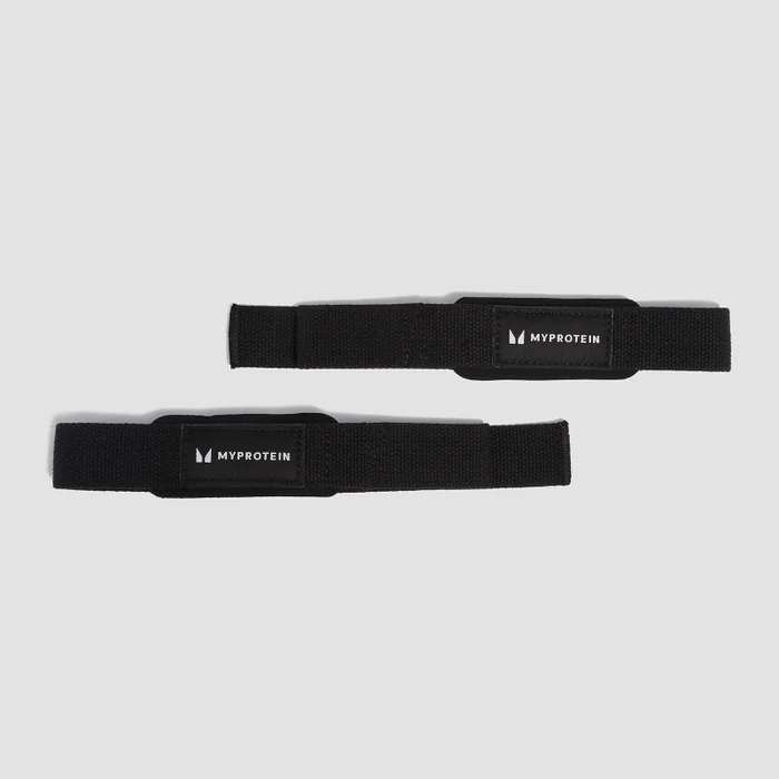 Myprotein Padded Lifting Straps – Black