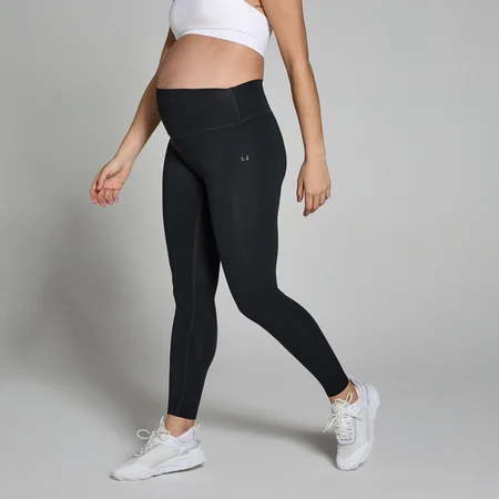 MP Maternity Mid Rise Leggings för kvinnor – Black