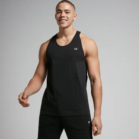 MP Men's Rest Day Stringer Vest – Black