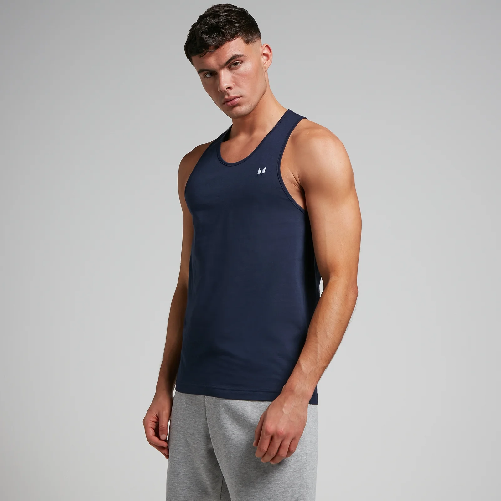 MP Men's Rest Day Stringer Vest – Navy - XS Bild 1