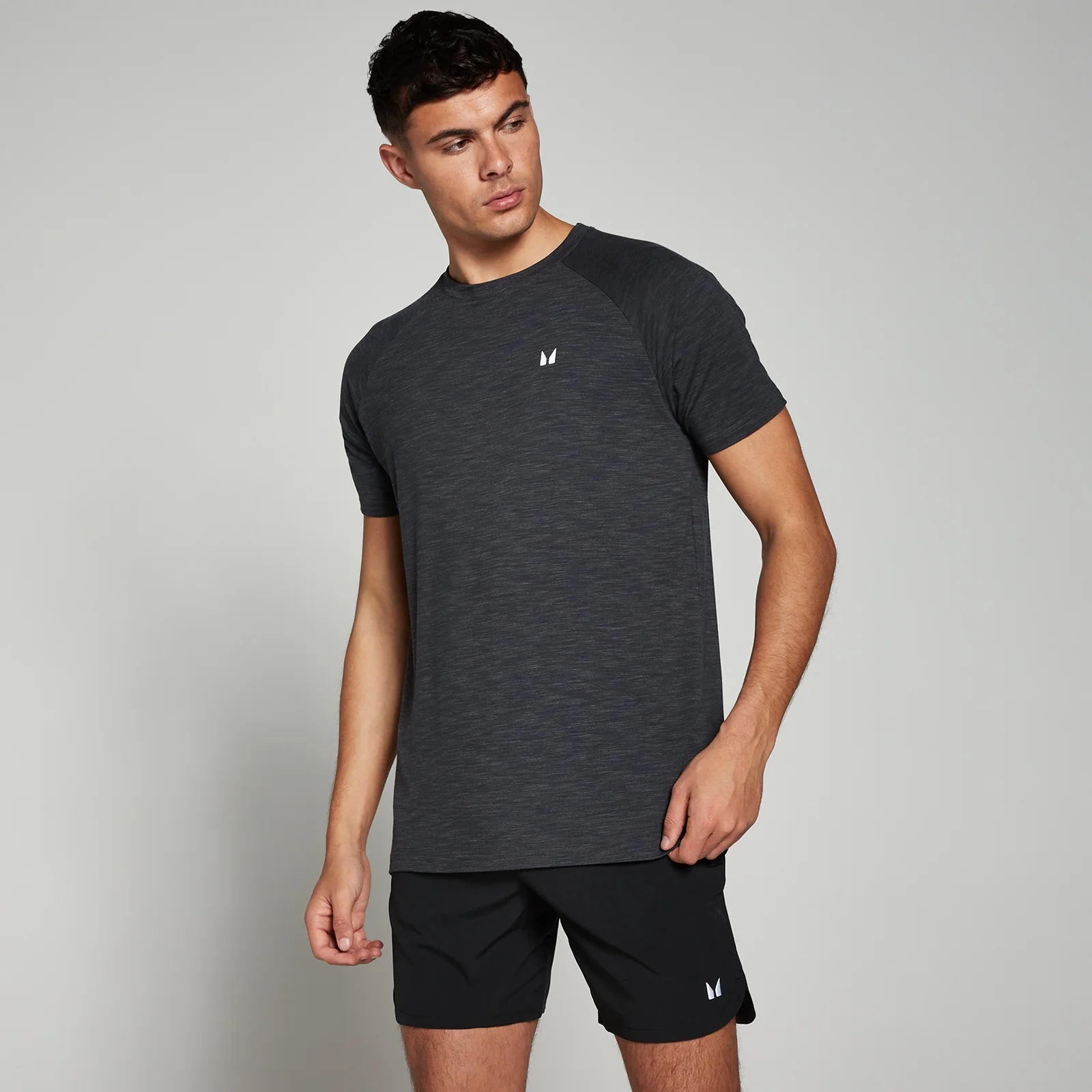MP Men's Performance Short Sleeve T-Shirt – Black Marl - XS Bild 1