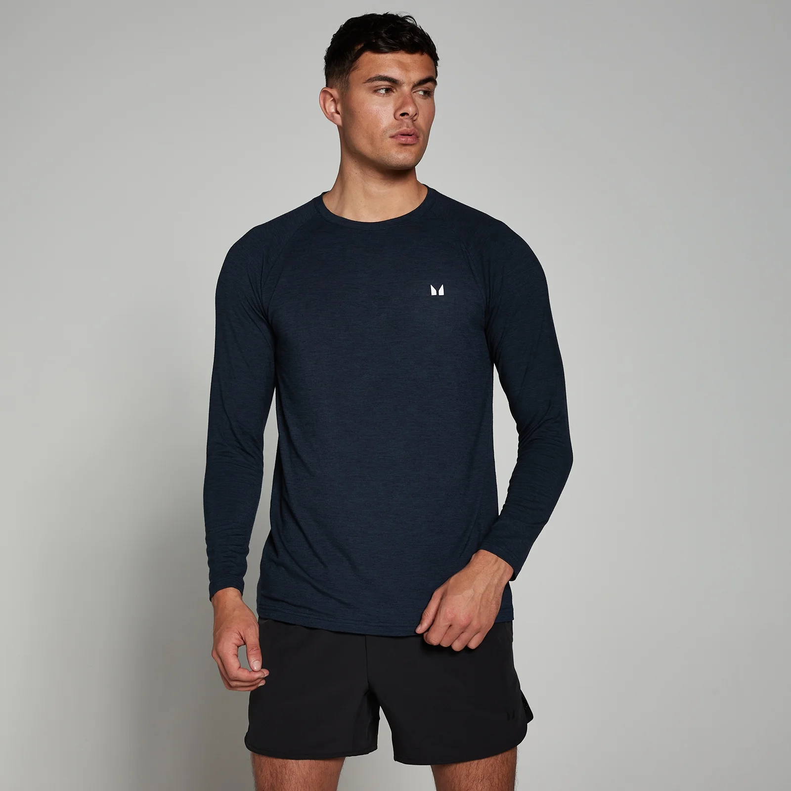MP Men's Performance Long Sleeve Top – Navy Marl - XS Bild 1
