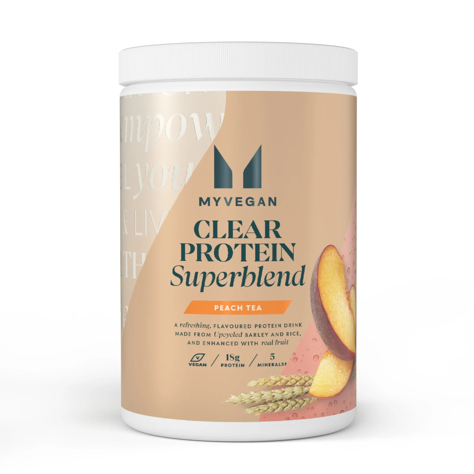 Myvegan Clear Protein Superblend - 20servings - Peach Tea Bild 1