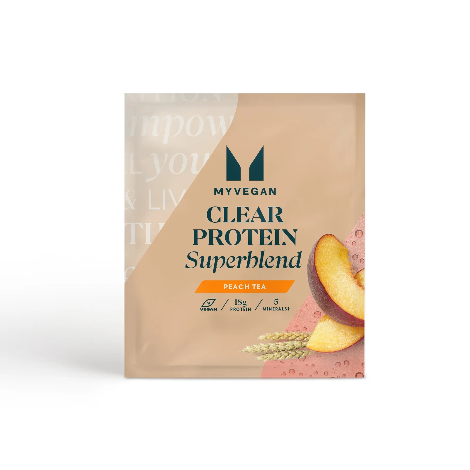 Myvegan Clear Protein Superblend (Sample) - 1servings - Peach Tea Bild 1
