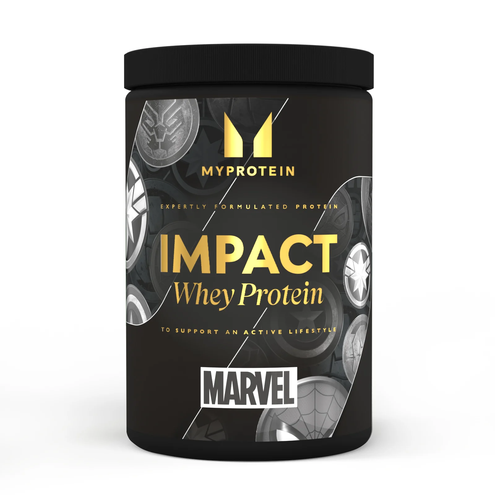Impact Whey Protein – MARVEL - 625g - Chocolate Peanut Pretzel Bild 1