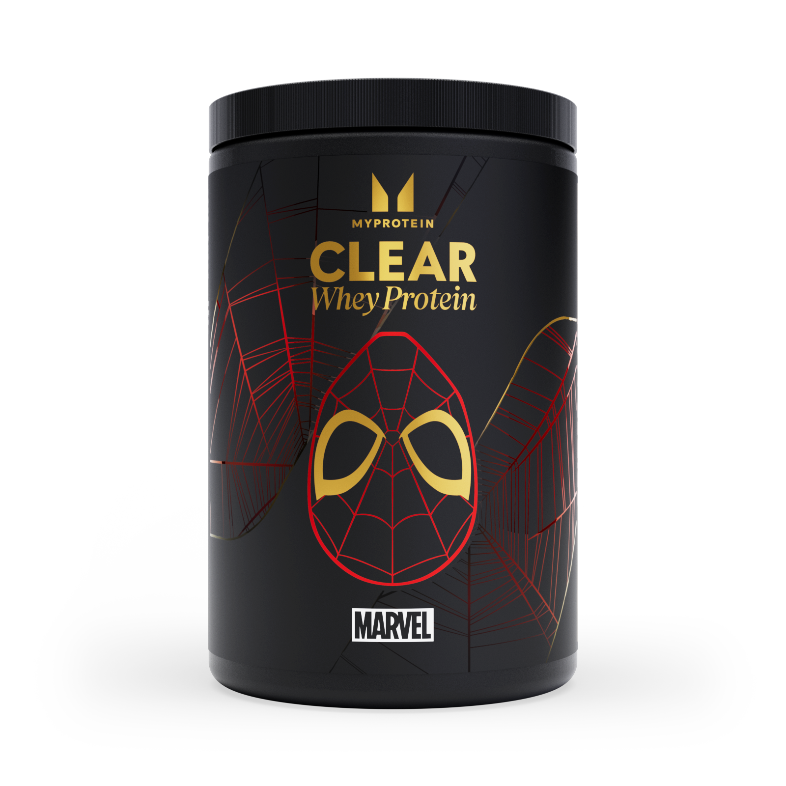 Myprotein Clear Whey Isolate, Limited Edition Marvel, 20 servings (WE) (ALT) - 20servings - Spider-Man - Raspberry & Strawberry Bild 1