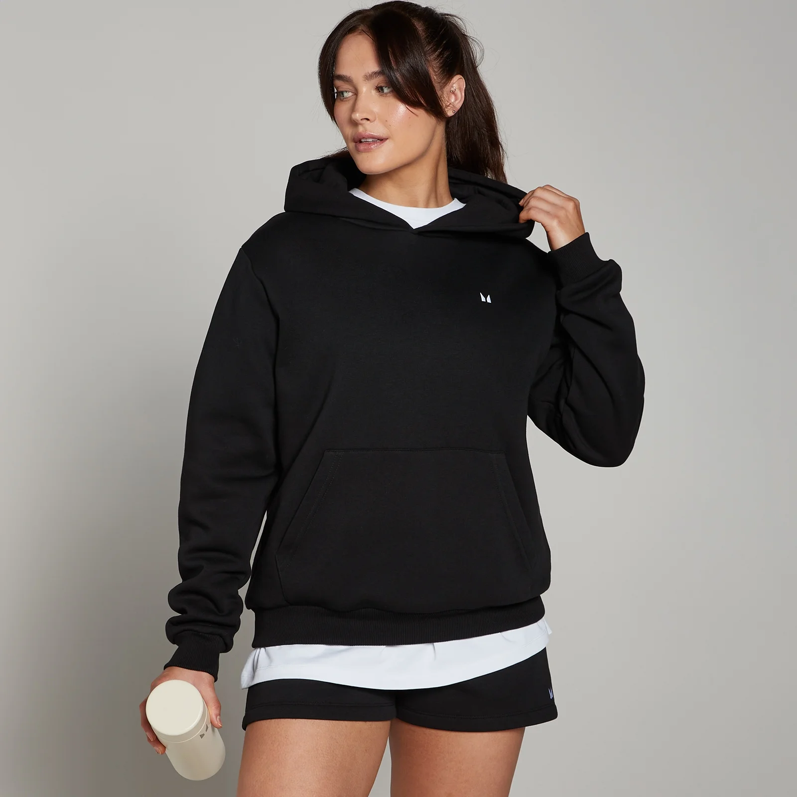 MP Women's Basics Regular Fit Hoodie – Black - XXS Bild 1