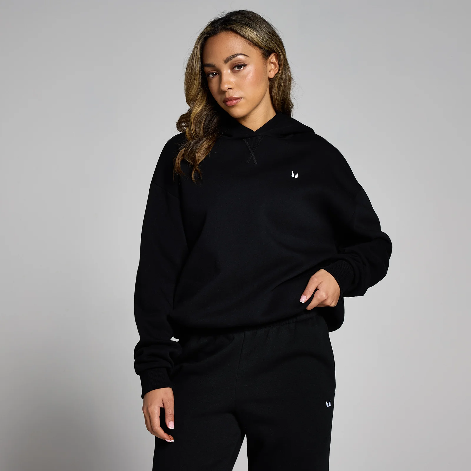 MP Women's Basics Oversized Hoodie – Black - XXS Bild 1