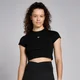 MP Women's Basics Body Fit Short Sleeve Crop T-Shirt – Black