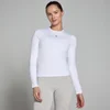 MP Women's Basics Body Fit Long Sleeve T-Shirt – White