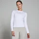 MP Women's Basics Body Fit Long Sleeve T-Shirt – White