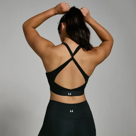 MP Women's Power Cross Back Sports Bra – Black