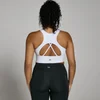 MP Women's Power Longline Sports Bra – White