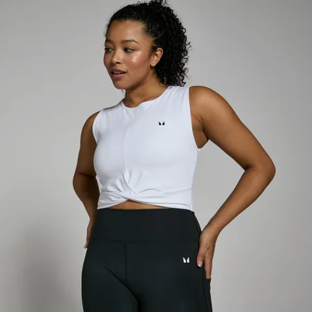 MP Women's Power Crop Vest – White