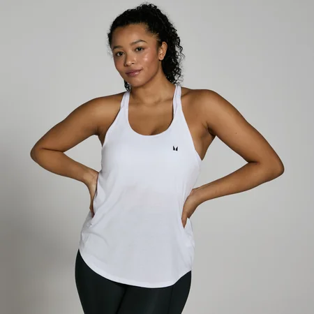 MP Women's Training Strappy Vest – White