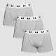MP Boxers för män (3-pack) Grå/Vit