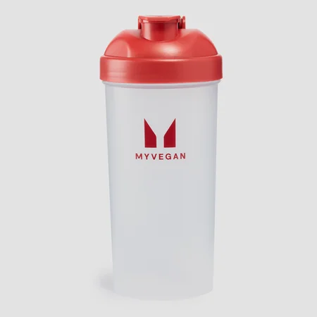 Myvegan Plastic Shaker Bottle - Burgundy - 600ml