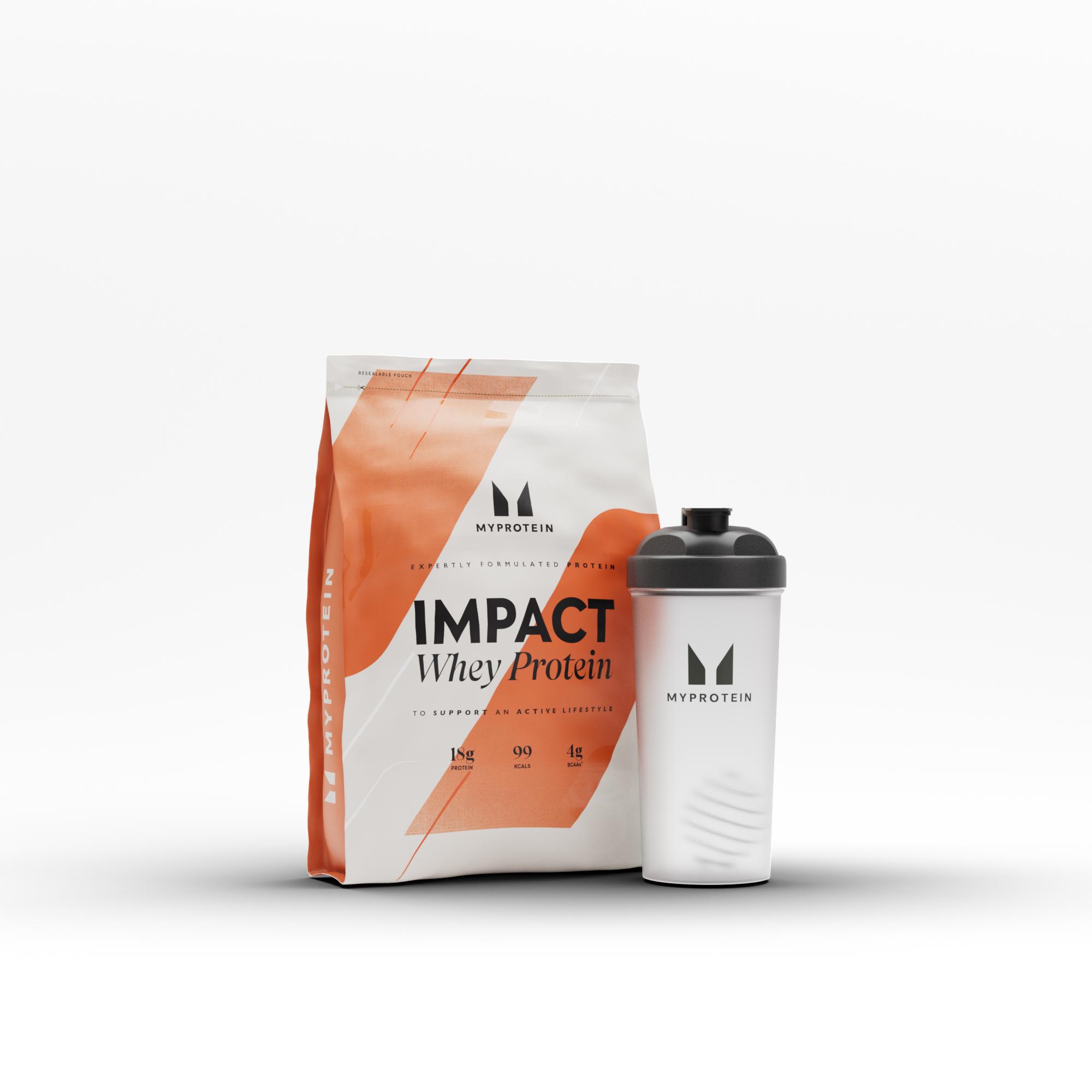 Impact Protein Bundle - 15servings - Shaker - Cookies & Cream Bild 1