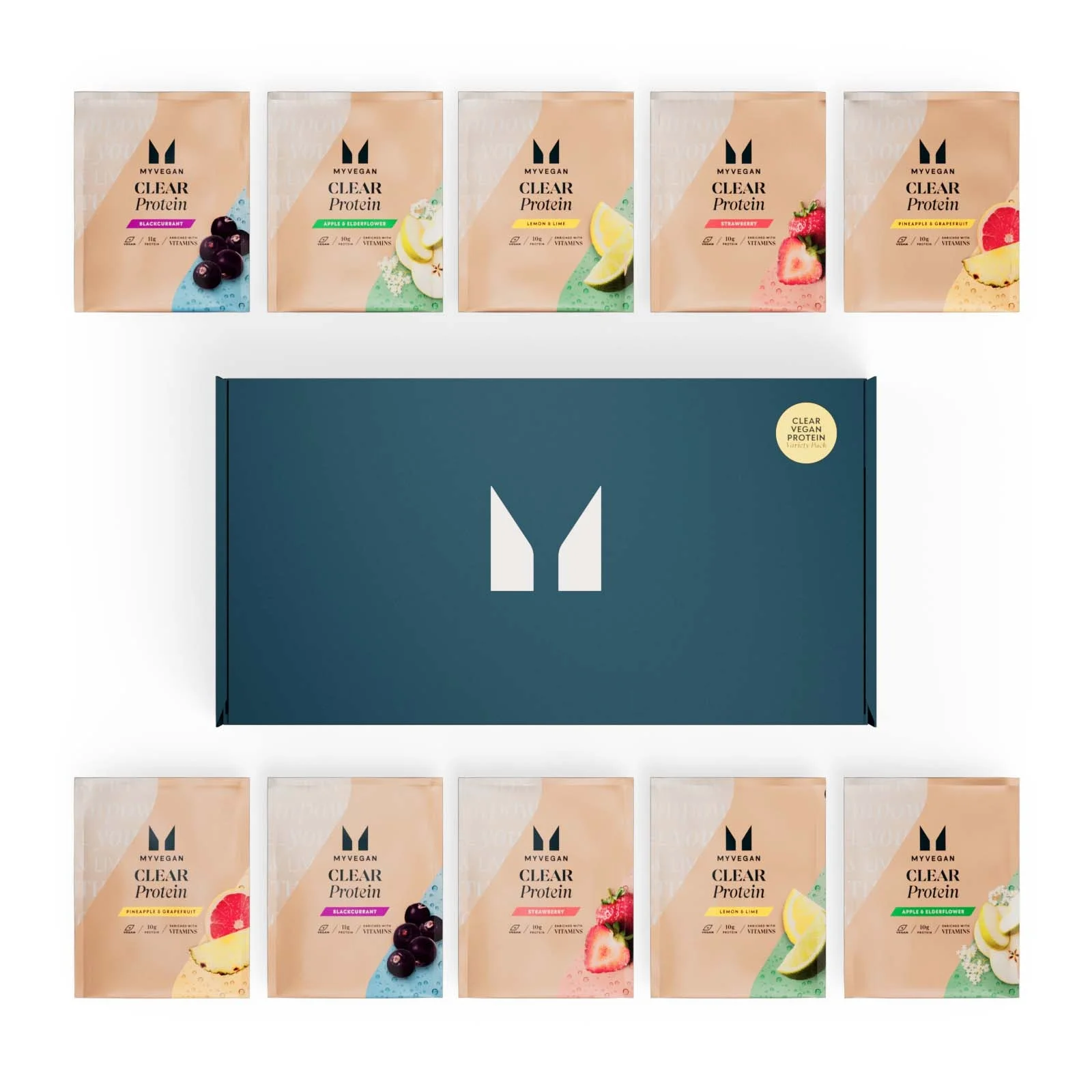 Myvegan Clear Vegan Variety Pack (New 10 serve) Bild 1
