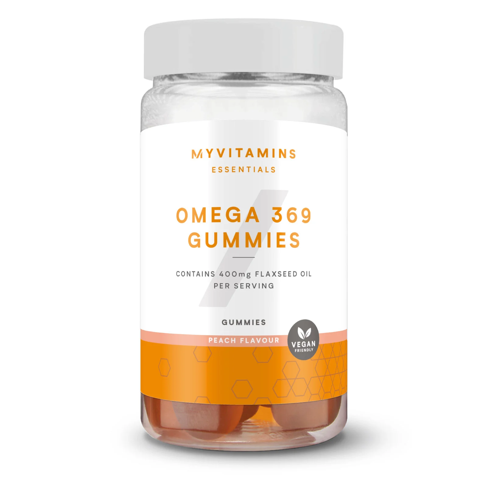 Myvitamins Omega 3,6,9 Gummies - 60gummies - Peach Bild 1