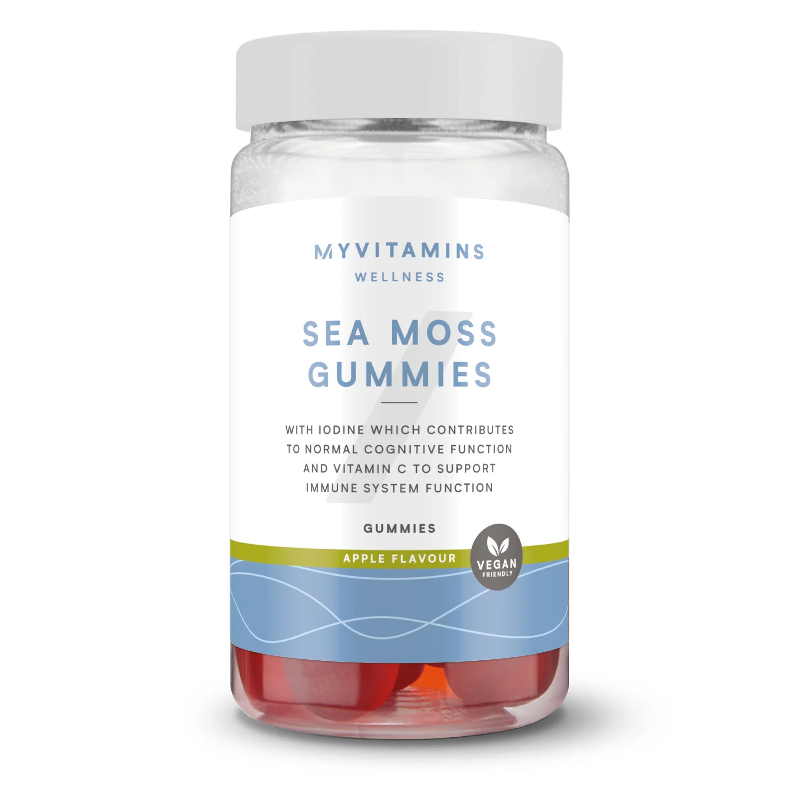 Myvitamins Sea Moss Gummies - 60gummies - Apple Bild 1