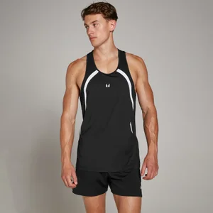 MP Men's Tempo Stringer Vest – Black - Size XS