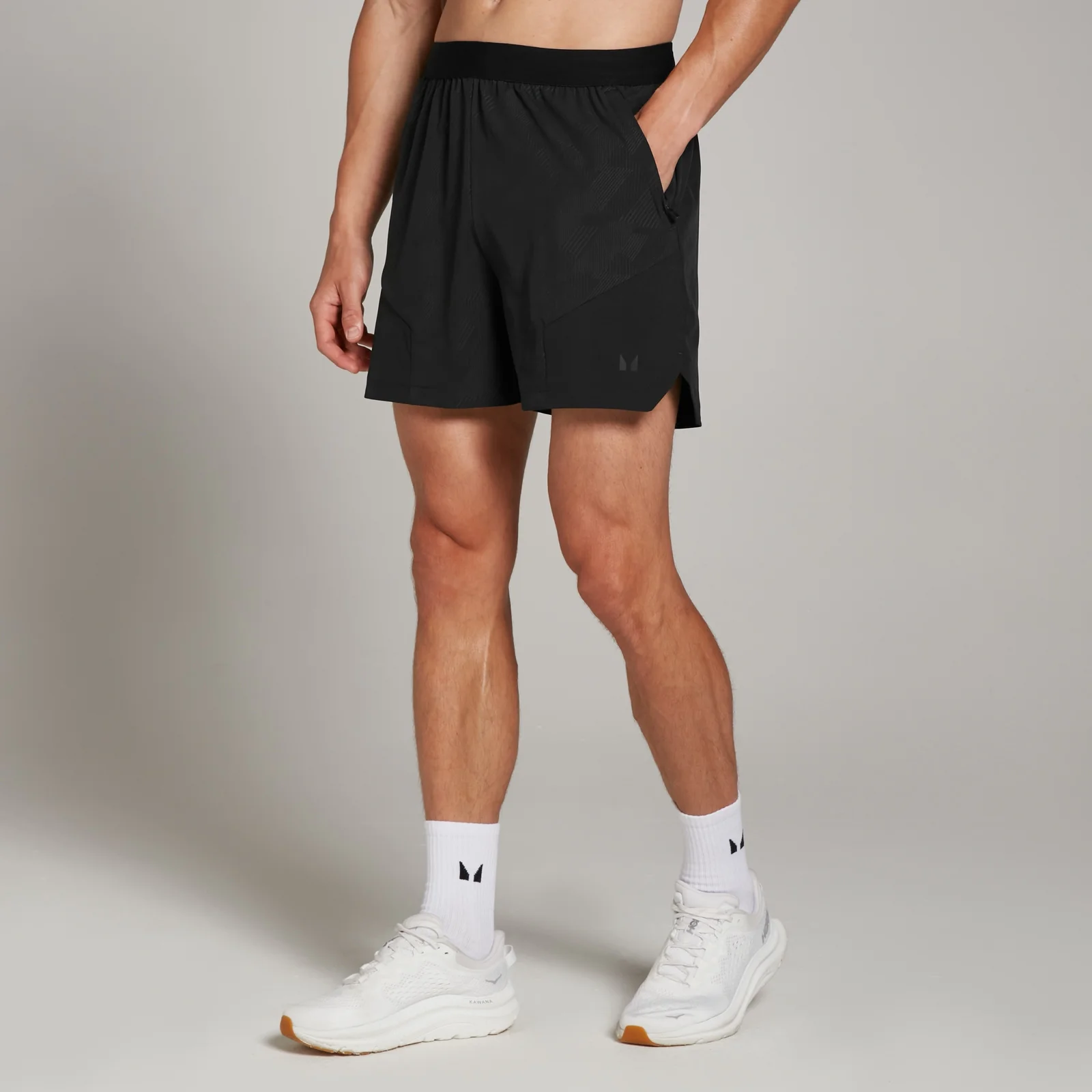 MP Men's Tempo Embossed Training Shorts – Black - XS Bild 1