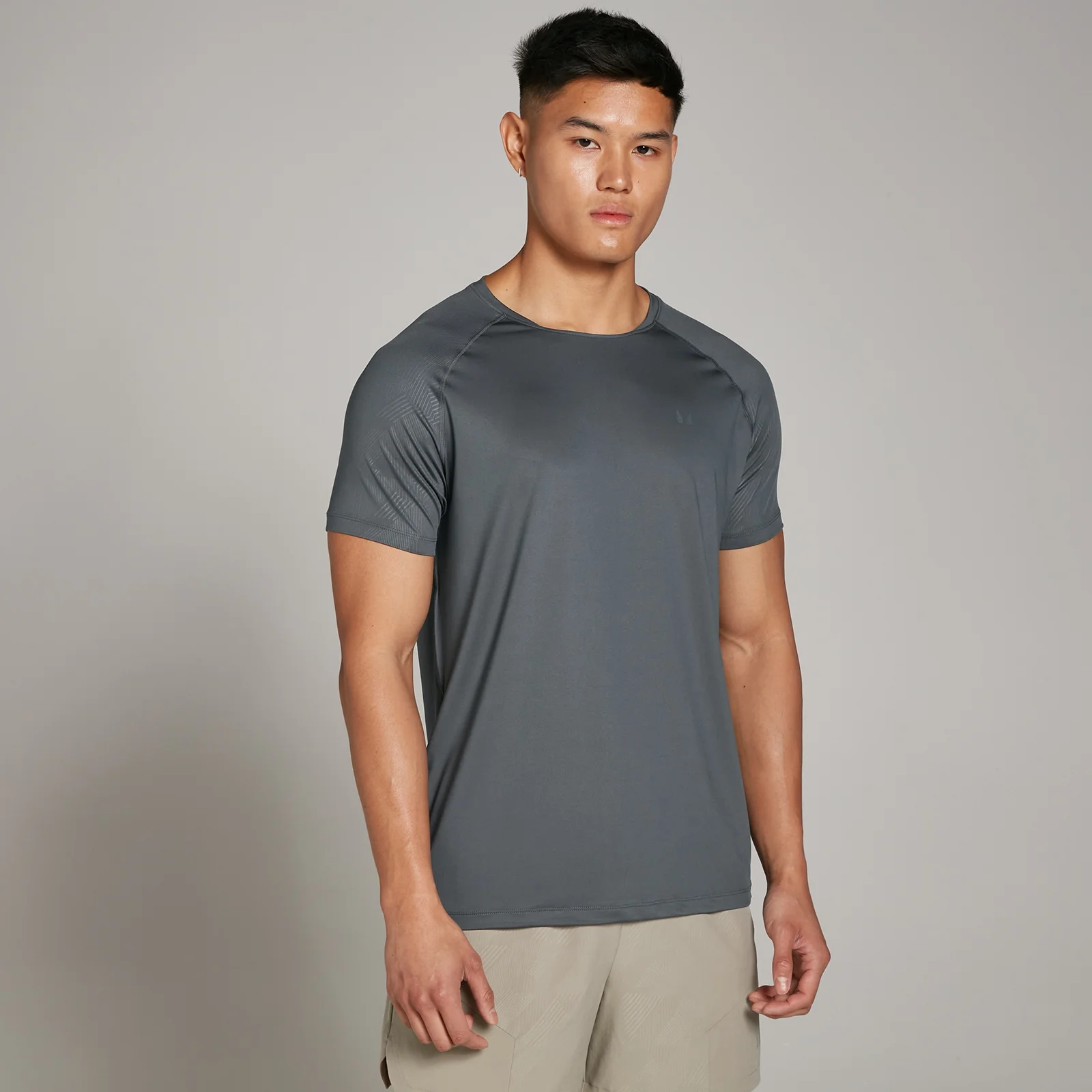 MP Men's Tempo Embossed Training T-Shirt – Dark Slate - XS Bild 1