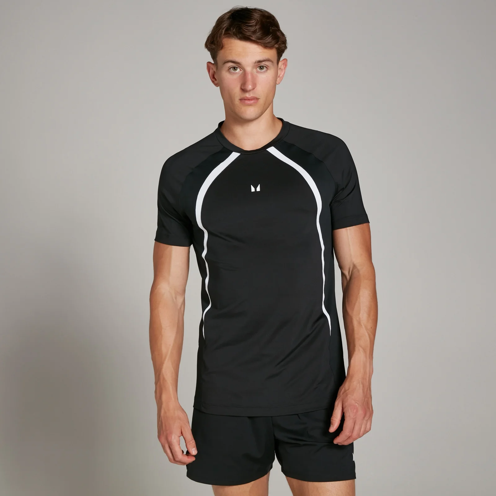 MP Herr Tempo Panel T-Shirt - Svart - M Bild 1